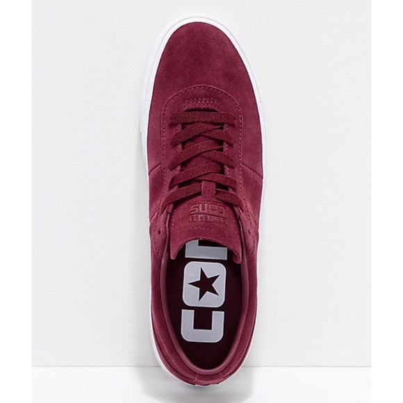 Converse • One Star Suede Pro Skate Burgundy Shoes - Picture 3 of 7